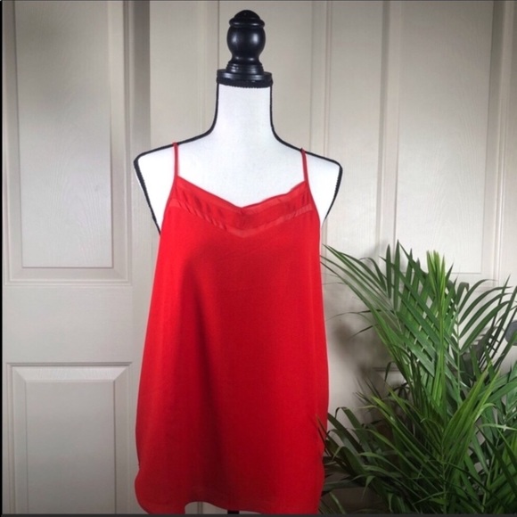 1. State Tops - 1. State Chiffon Trim Camisole
